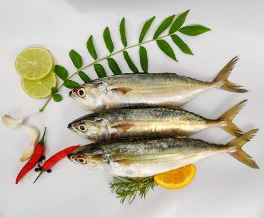 Buy fresh Indian mackerel at Rs.150 for 500gm..(3 to 5 pieces)