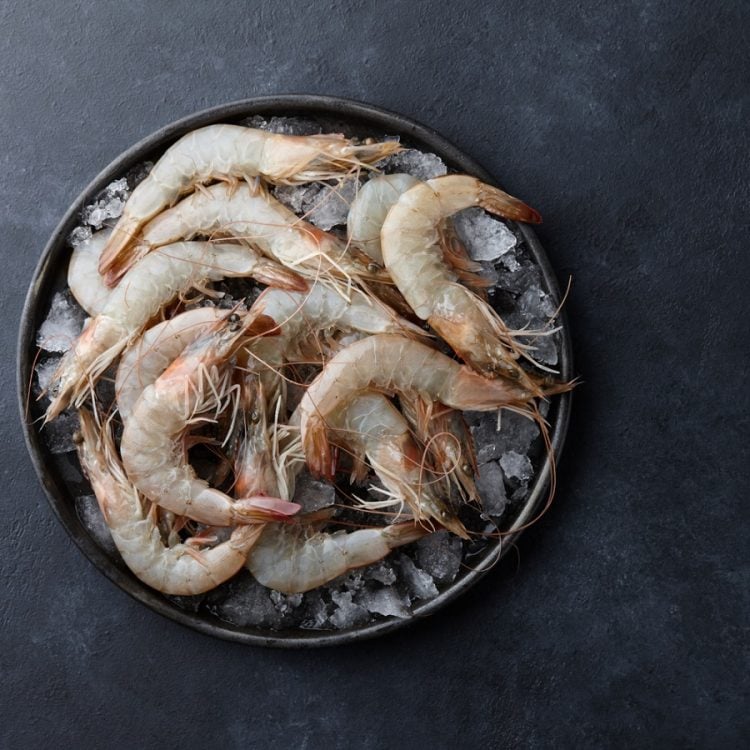 Buy fresh prawns, shrimps,small size 500gm gross weight 250gm net weight.