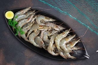 Buy Tiger Prawns/ Shrimps/ Vannamei (30to40count)